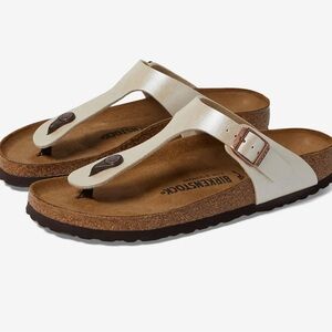 Birkenstock Gizeh BS Graceful Pearl White Woman’s Sandals